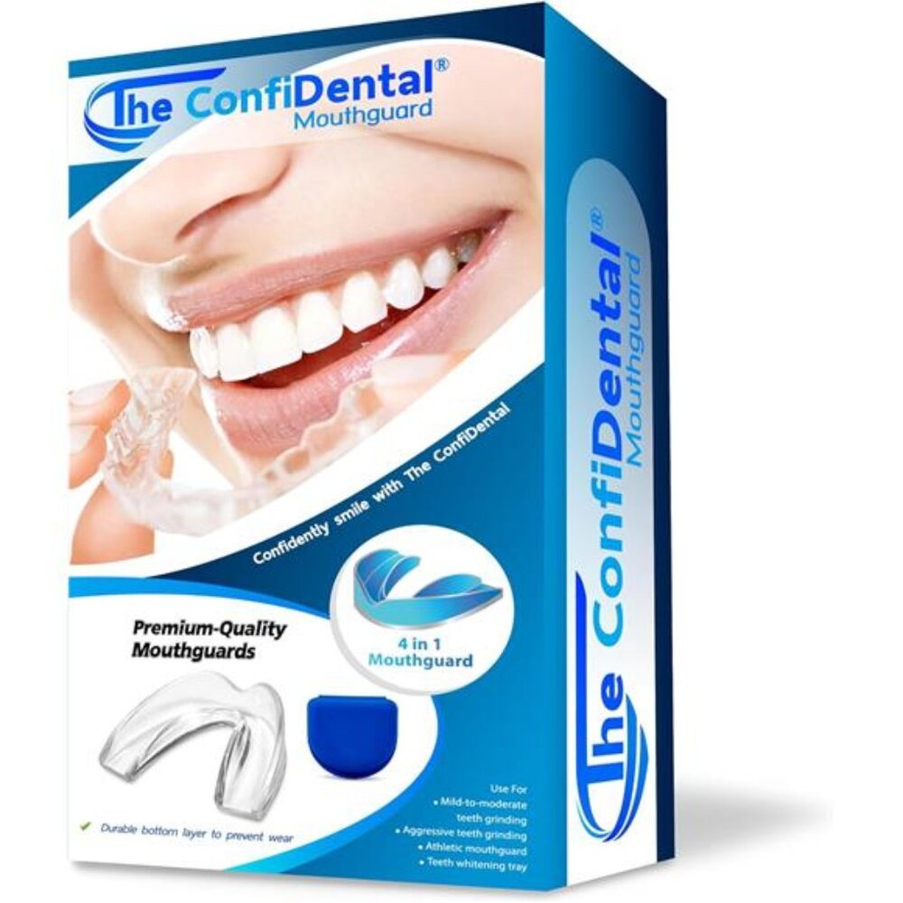 Pack of 3 Moldable Mouth Guard for Teeth Grinding Clenching Bruxism, Sport